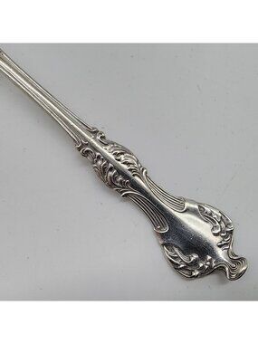 Antique Rogers & Bro. AI Silver Plated Ornate Serving Spoon Inscribed Mother